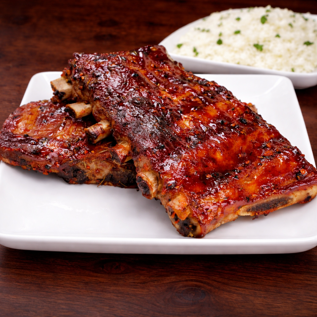 BBQ Spare Ribs vom Grill